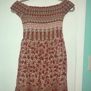 Off the shoulder dress